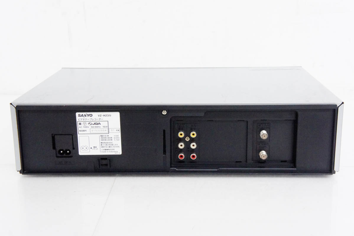 中古 三洋SANYO ビデオテープレコーダー ビデオデッキ VZ-H23 中古 三洋SANYO ビデオテープレコーダー ビデオデッキ VZ-H23