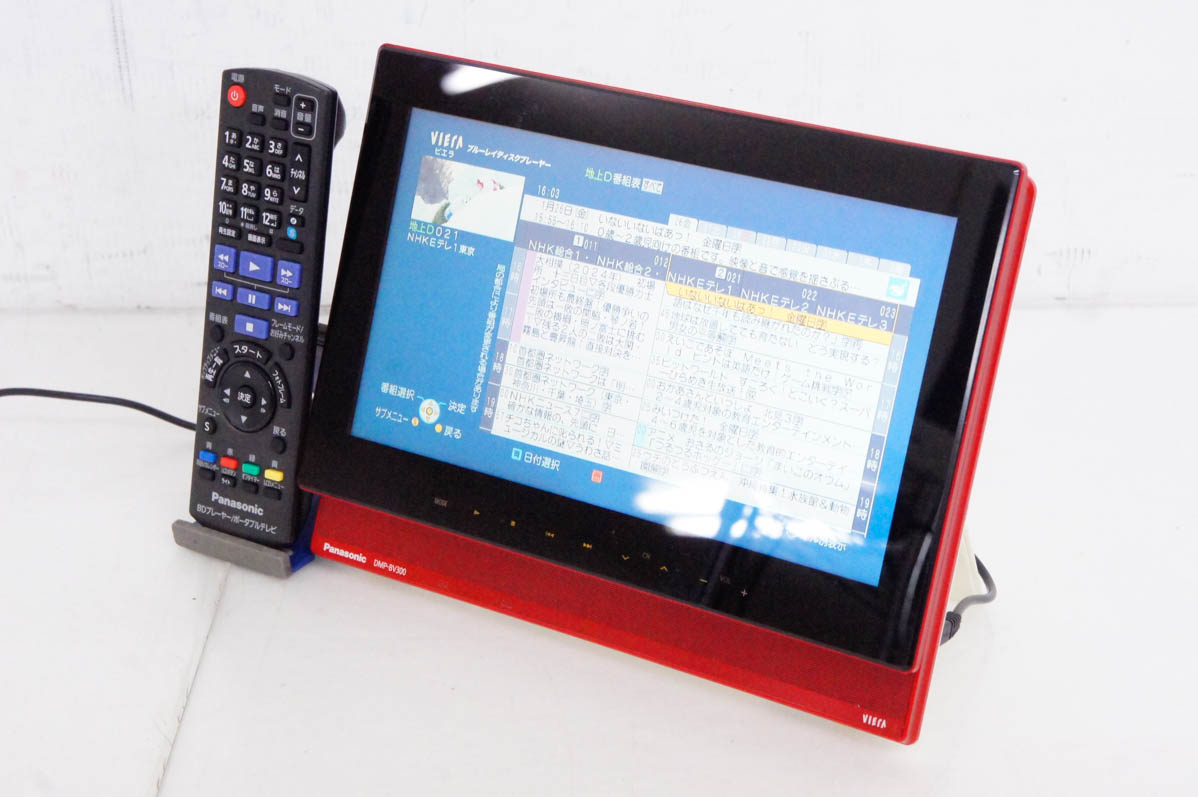 【中古】Panasonic DMP-BV300 10V型 液晶 テレビ Amazon | パナソニック 10V型 液晶 テレビ DMP-BV300-R