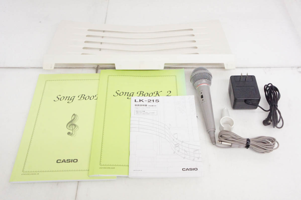 中古 CASIOカシオ 光ナビゲーションキーボード LK-215 電子キーボード