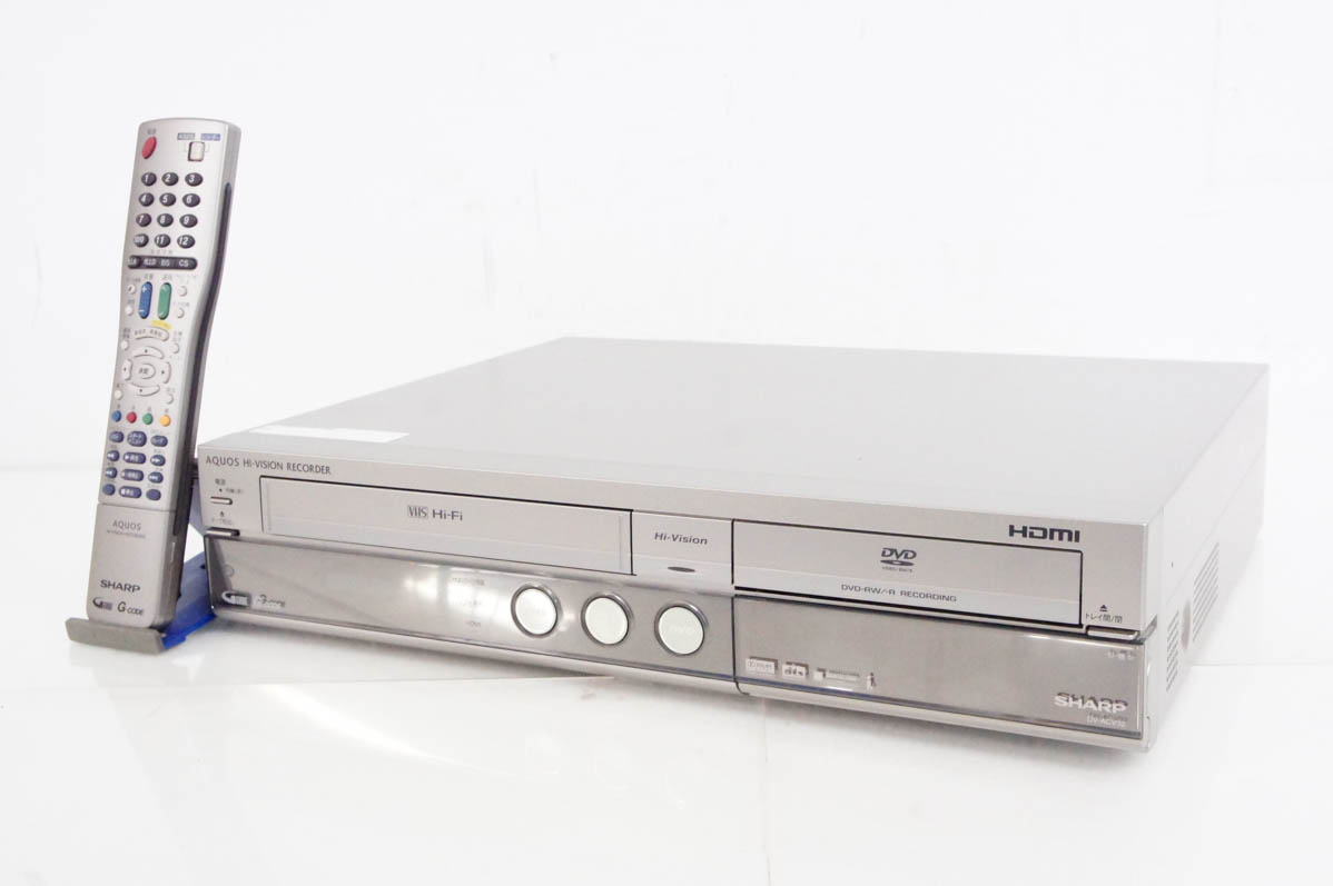 クリスマス特集2020 DV-ACV32 JxnX6 SHARPシャープ ビデオ一体型DVDレコーダー デジタルチューナー内蔵DVDレコーダー DV-ACV32  シャープ グリスアッ HDD250GB ダビング機能付