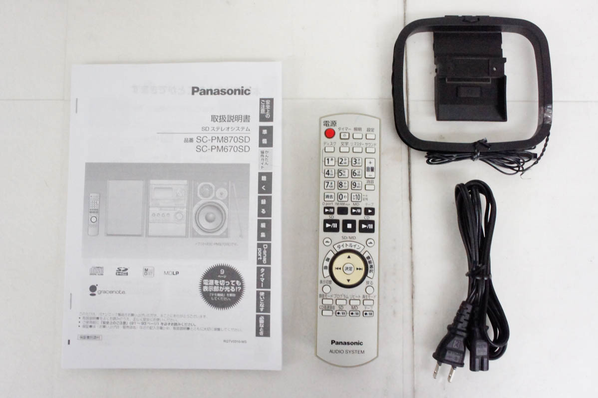 中古 Panasonicパナソニック SDステレオシステム D-dock 5CD／SD