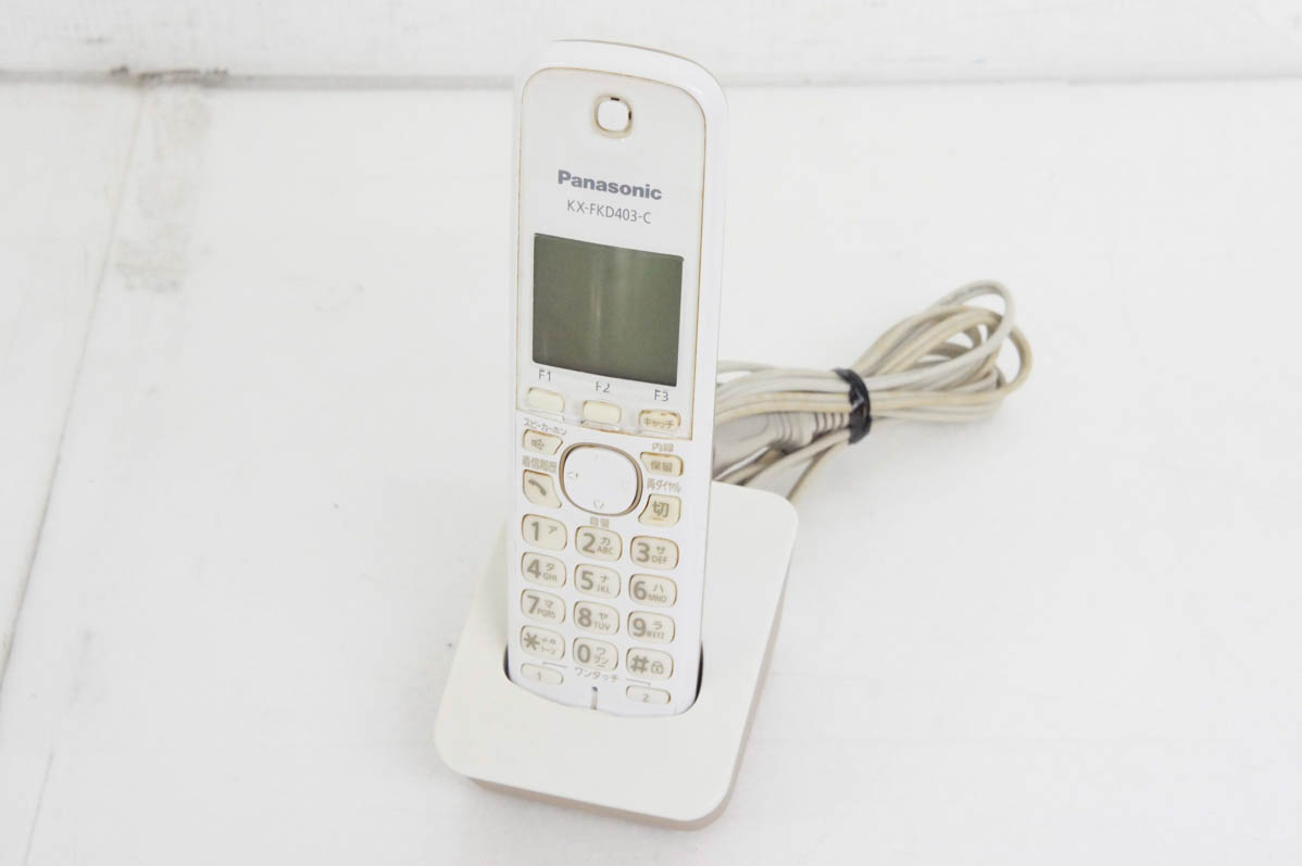 PanasonicパナソニックFAXファックス 電話子機KX-FKD403-C② 中古 Panasonicパナソニック コードレス増設子機 KX-FKD403-C