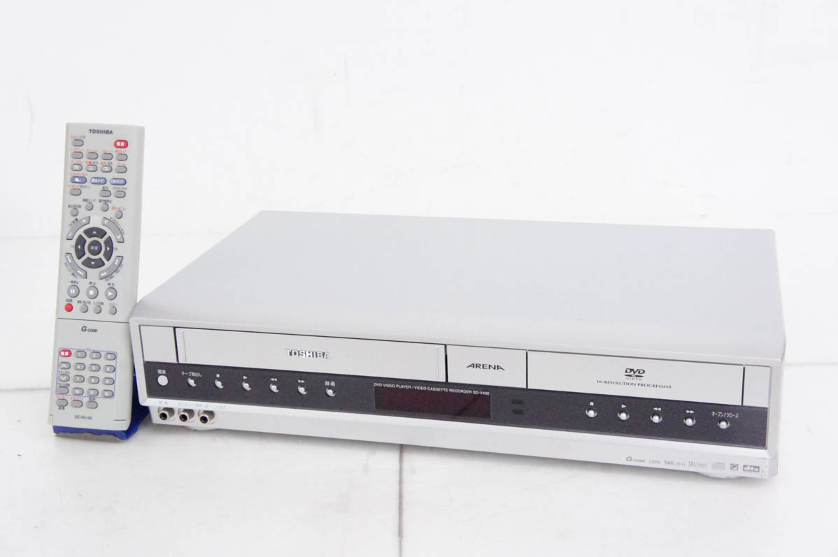 中古 東芝TOSHIBA VTR一体型DVDビデオプレーヤー DVDプレーヤー一体型  