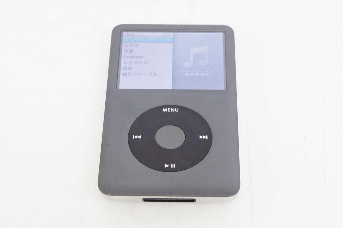 iPod classic (120GB) MB565JA  中古品 (本体のみ） 中古 Appleアップル iPod classic 120GB ブラック MB565J/A
