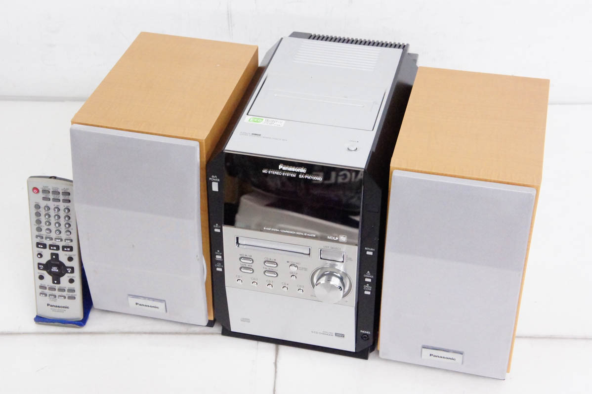 中古 訳あり Panasonicパナソニック MDステレオシステム D-dock