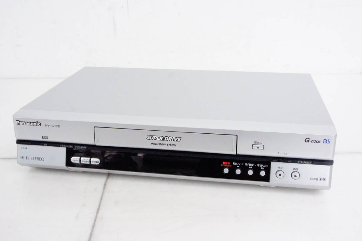 中古 Panasonicパナソニック VHSハイファイビデオ ビデオデッキ