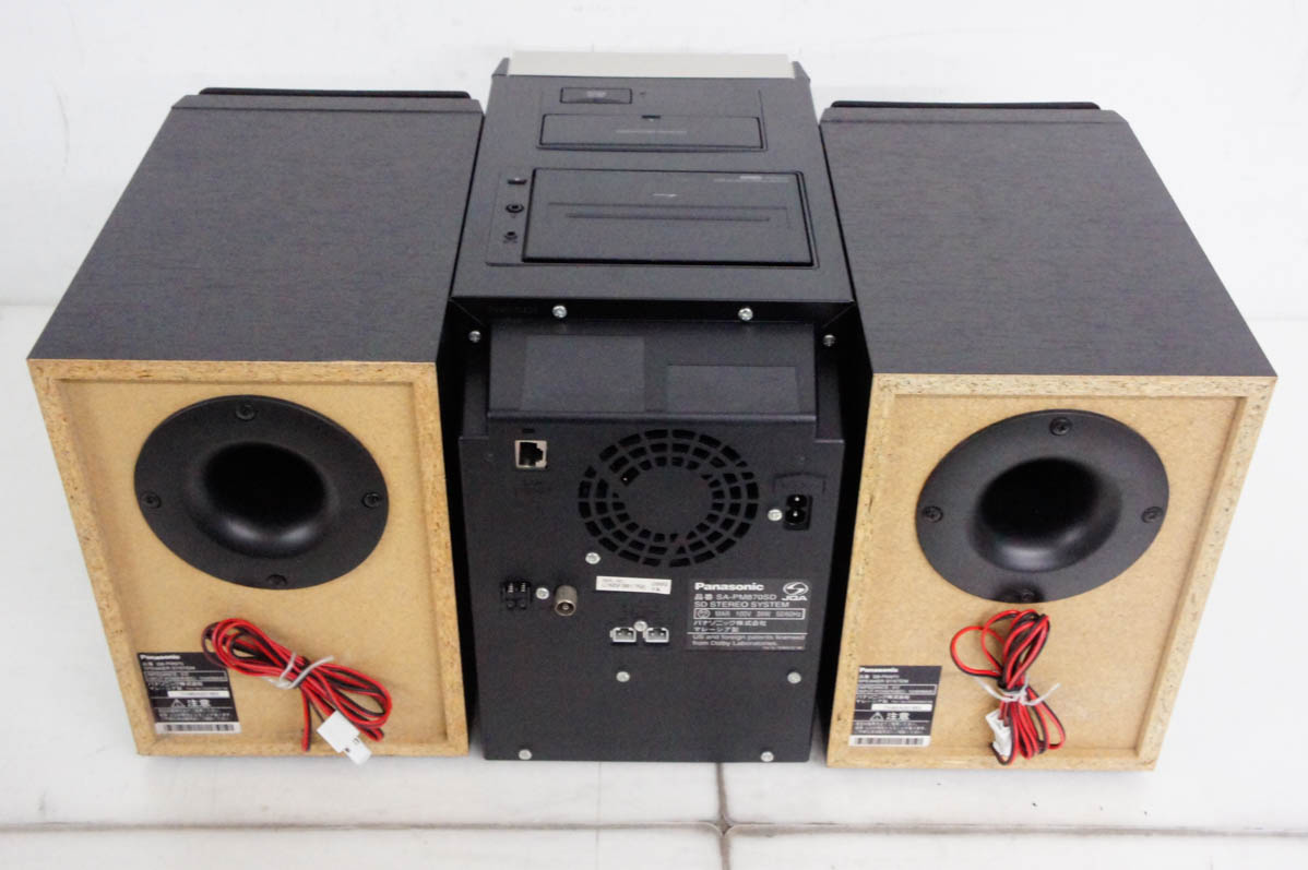 中古 訳あり Panasonic SDステレオシステム D-dock 5CD／SD
