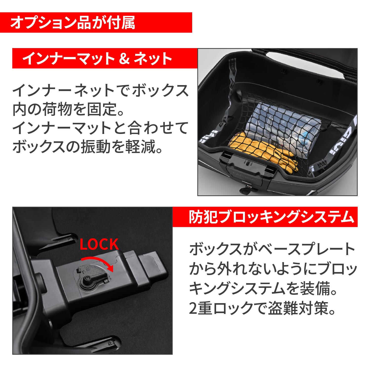 GIVI（ジビ） 63506 DAYTONA デイトナ GIVI V58NNG/グレーパネル/58L