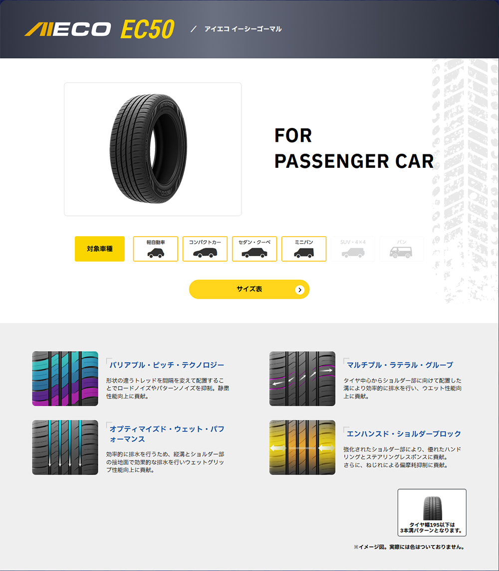 アイシン 【新品/正規品】アイシン アイテラ AIECO EC50 185/60R15 84H