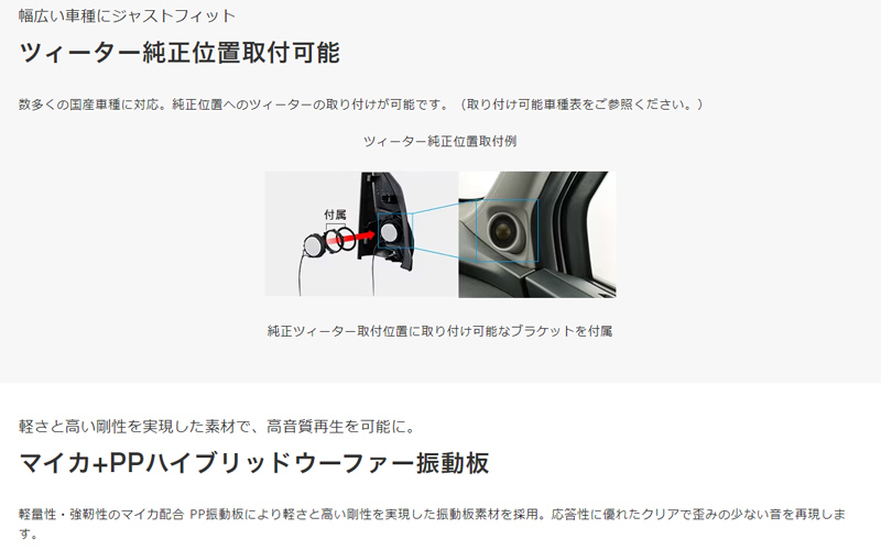 ケンウッド KFC-RS165S 16cmセパレートカスタムフィット