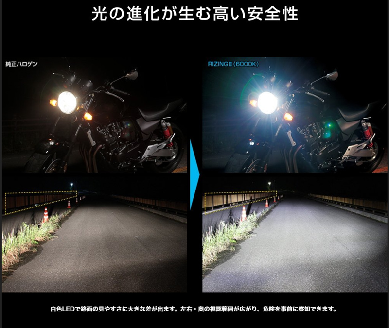 スフィアライト RIZING2 H4 Hi/Lo 4500K バイク用 (SRBH4032-02) LEDヘッドライト : srbh4032-02 :  グリーンテックYahoo!ショッピング店 - 通販 - Yahoo!ショッピング