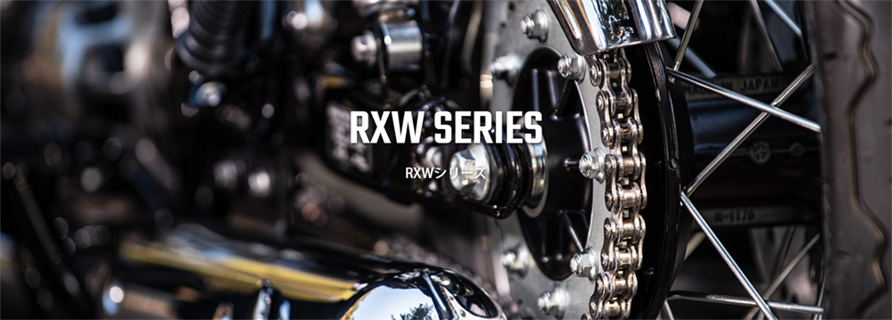 RK ドライブチェーン RXW Series 530RXW カラー:ED GOLD 長さ(リンク数):110L/適合排気量  400-1000cc※空冷・油冷は1200ccまで対応