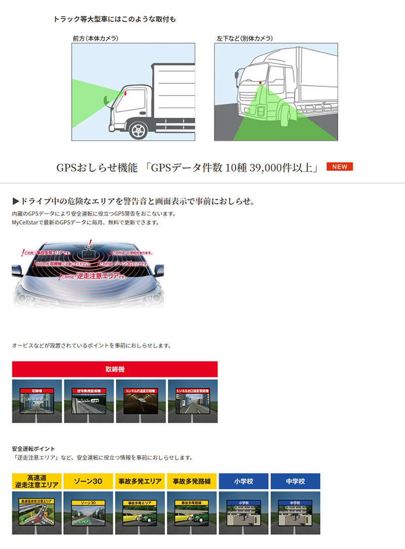 CELLSTAR セルスター TRシリーズ 法人様向け ドライブレコーダー CELLSTAR セルスター TRシリーズ 法人様向け ドライブレコーダー