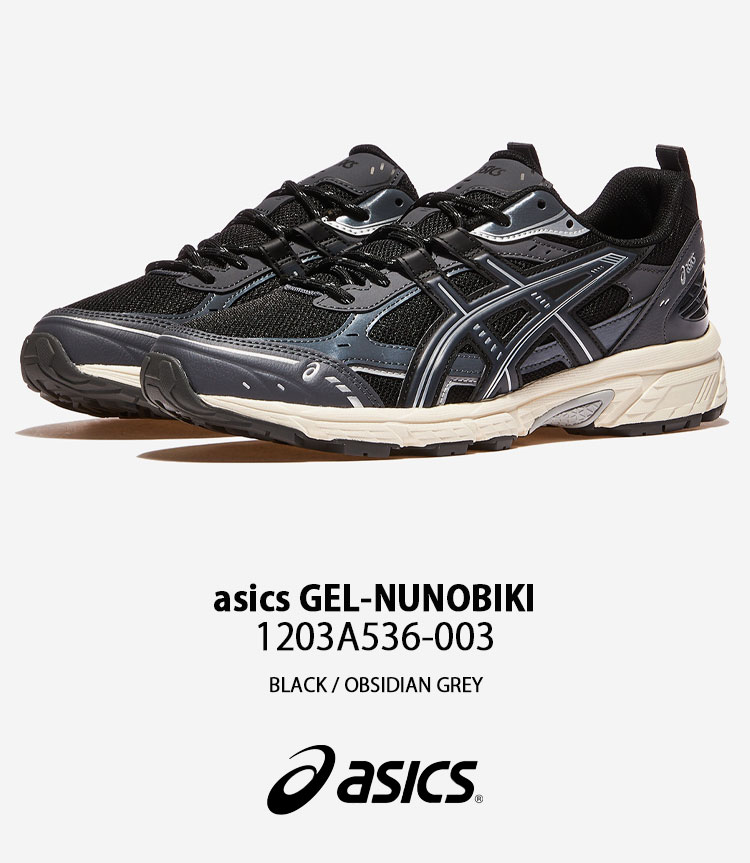ASICS アシックス スニーカー GEL-NUNOBIKI 1203A536-003 BLACK