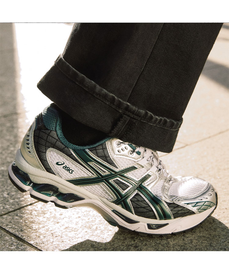 ASICS（アシックス） スニーカー GEL-NIMBUS 10.1 WHITE SAXON GREEN