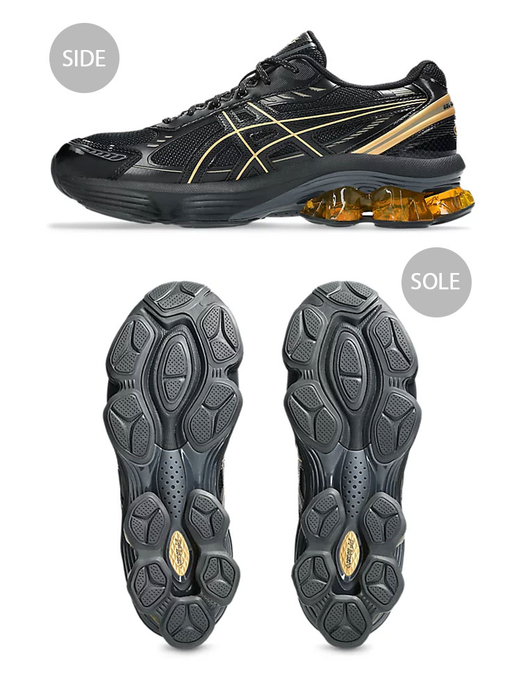 ASICS Kinetic Plunge ブラック スニーカー ASICS『Gel-Quantum Kinetic “Black” & “Metallic Silver”』が