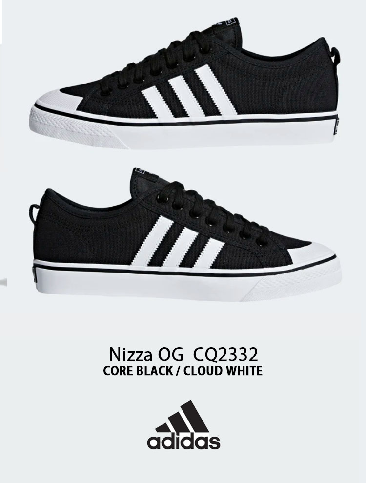 アディダス正規品 adidas（アディダス） スニーカー NIZZA ニッツァ CQ2332 CORE BLACK