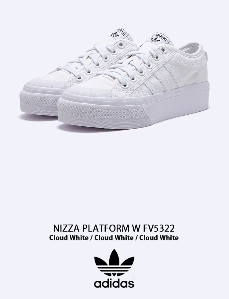 adidas アディダス スニーカー レディース NIZZA PLATFORM W FV5322