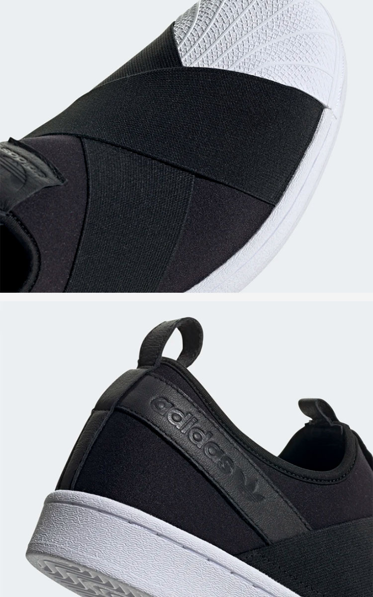 adidas アディダス スニーカー SUPERSTAR SLIP-ON スーパースター スリッポン FW7051 CORE BLACK コアブラック  メンズ レディース ウィメンズ 男性用 女性用