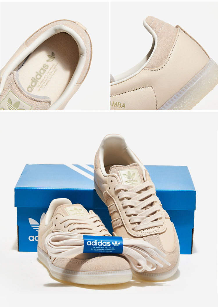 adidas アディダス スニーカー SAMBA FZ5603サンバ LINEN WHITE