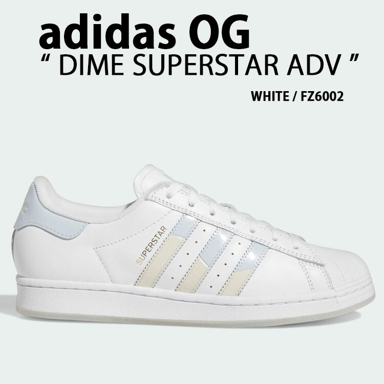 adidas originals アディダス スニーカー DIME SUPERSTAR ADV WHITE