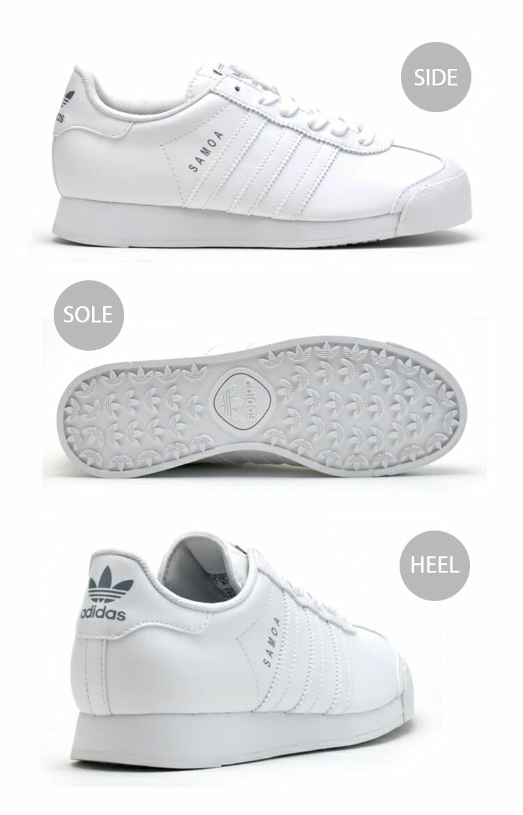 adidas originals アディダス レディース スニーカー SAMOA J GS WHITE SILVER G99720 サモア シューズ  ホワイト シルバー ガールズサイズ 女性用 : ad-g99720 : セレクトショップ a-clo - 通販 - Yahoo!ショッピング