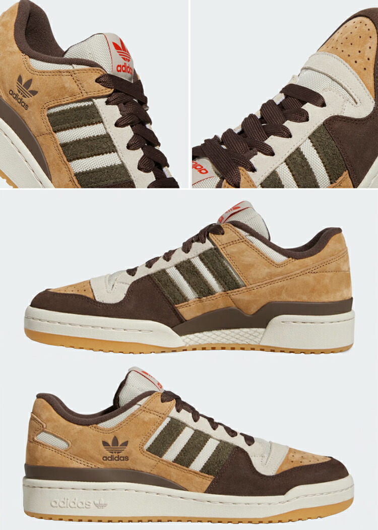 adidas アディダス スニーカー FORUM 84 LOW GW4334 フォーラム84 ロー BROWN ブラウン メンズ レディース 男性用  女性用