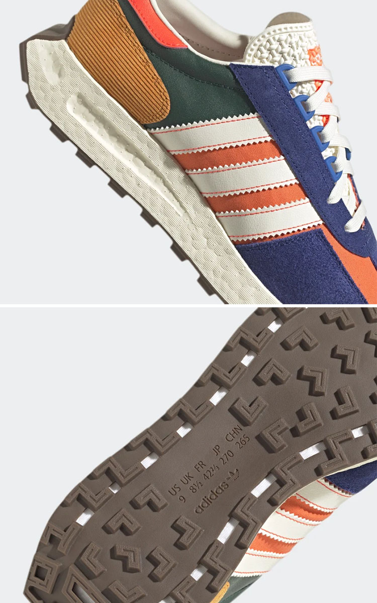 adidas スニーカー Retropy ベージュ/ネイビー/オレンジ ad-gw6059-3.jpg