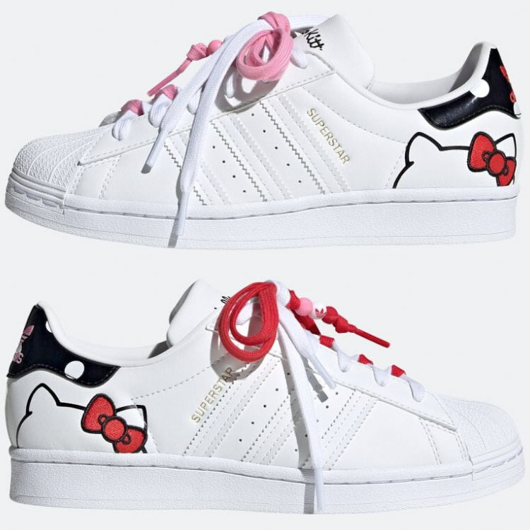 【美品】adidas アディダス オリジナルス × ハローキティ スーパースター 国内9月3日発売予定】ハローキティ × アディダス オリジナルス