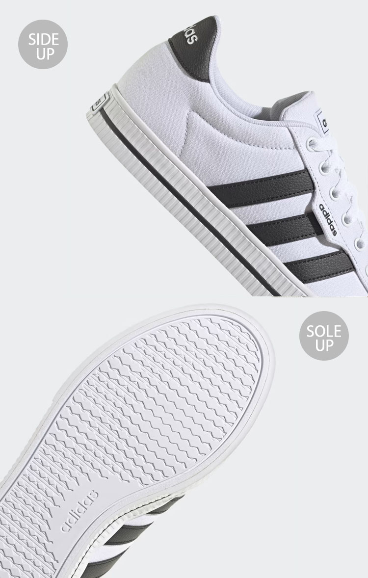 adidas アディダス スニーカー DAILY 3.0 SHOES WHITE BLACK