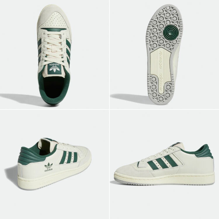 Adidas Centennial 85 Low Cloud White / Team Dark Green / Cream White -  GX2214