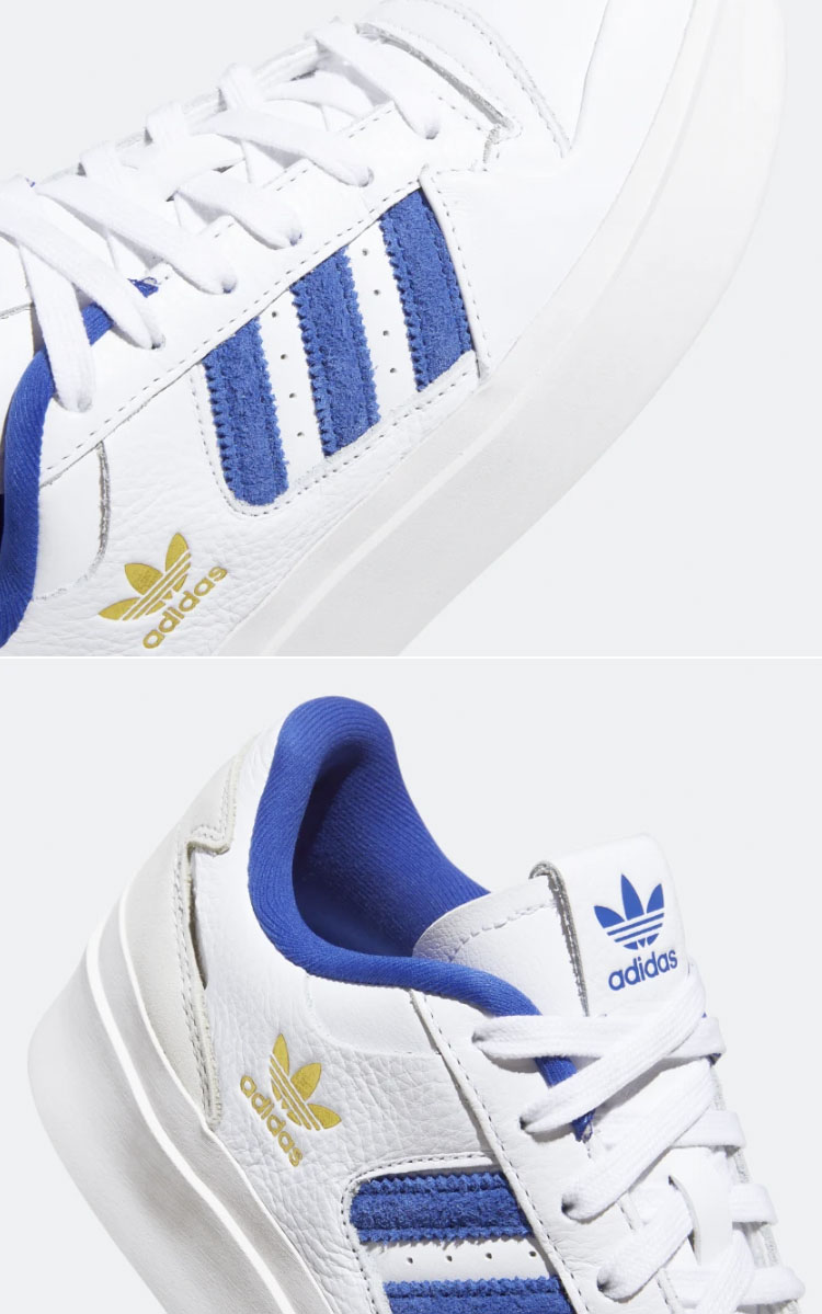 adidas Originals アディダス オリジナルス スニーカー FORUM BONEGA フォーラム ボネガ GX4414 LJB55  White Blue 本革 レザー メンズ レディース