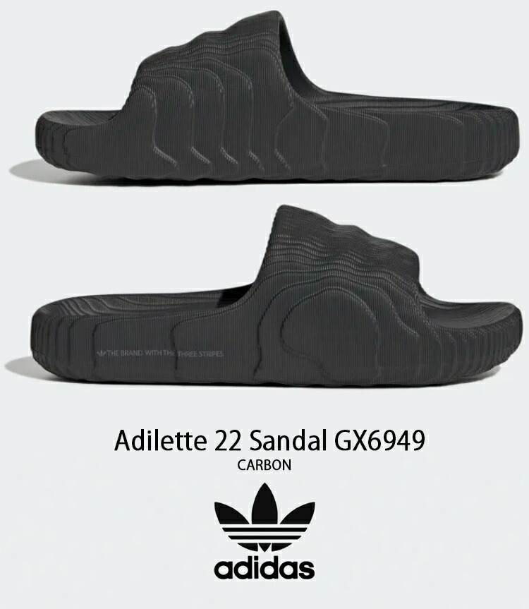 adidas アディダス サンダル スリッパ ADILETTE 22 BLACK GX6949 