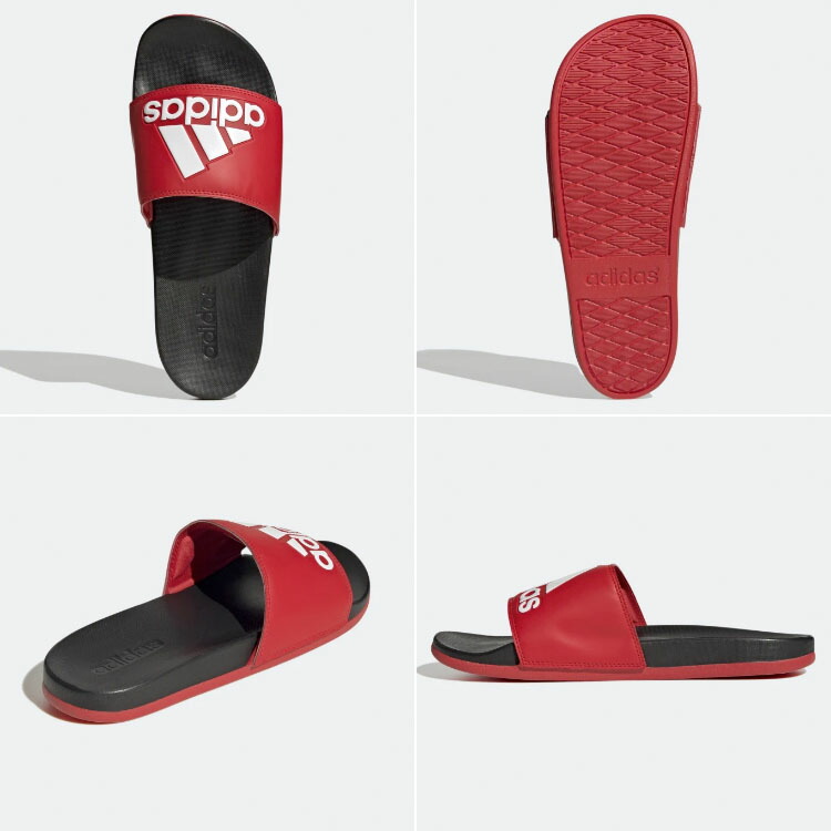 adidas アディダス サンダル スリッパ ADILETTE COMFORT SLIDES GY1947 アディレッタ コンフォート サンダル  Red Black White スライド シャワーサンダル : ad-gy1947 : セレクトショップ a-clo - 通販 -  Yahoo!ショッピング