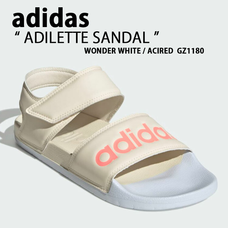 adidas アディダス サンダル スポーツサンダル ADILETTE SANDAL アディレッタ CREAM GZ1180 adidas（アディダス） サンダル スポーツサンダル ADILETTE SANDAL