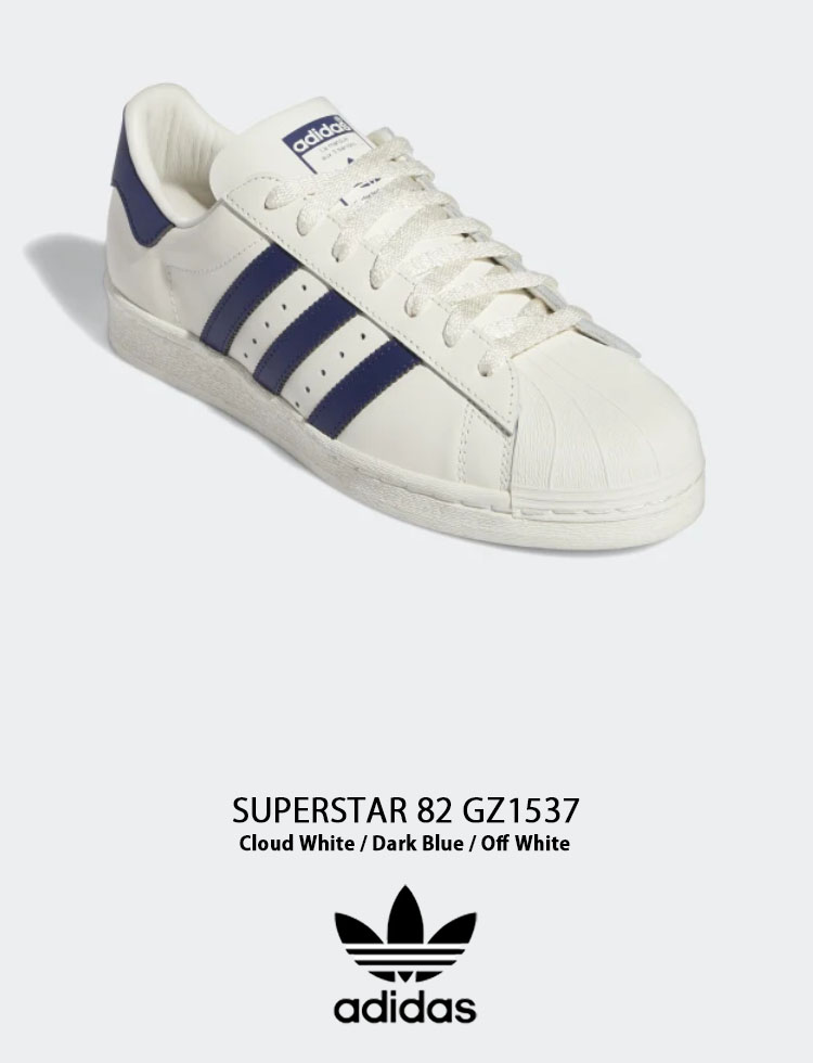 adidas Originals アディダス オリジナルス スニーカー SUPERSTAR 82 GZ1537 スーパースター 82 White  Blue ホワイト ブルー