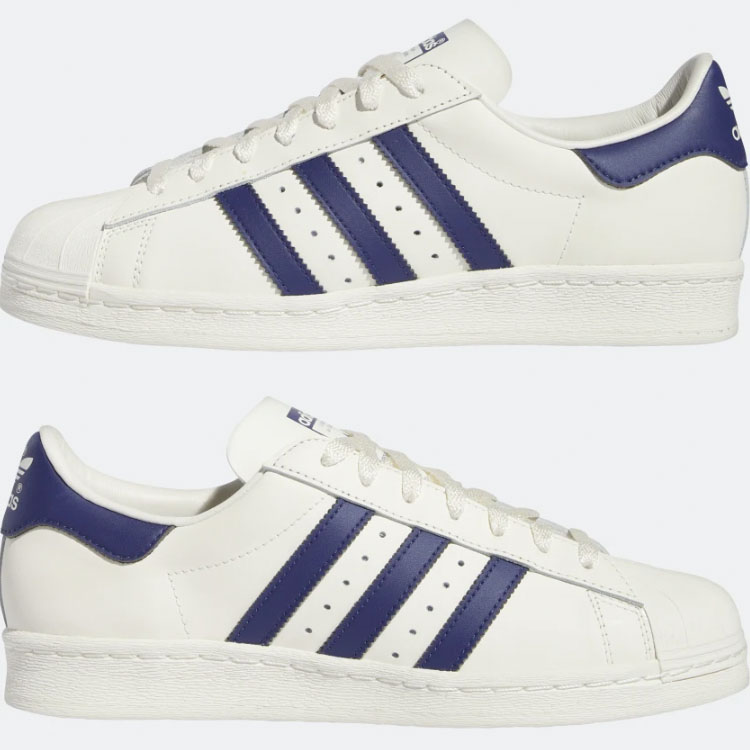 Adidas superstar navy off white best sale