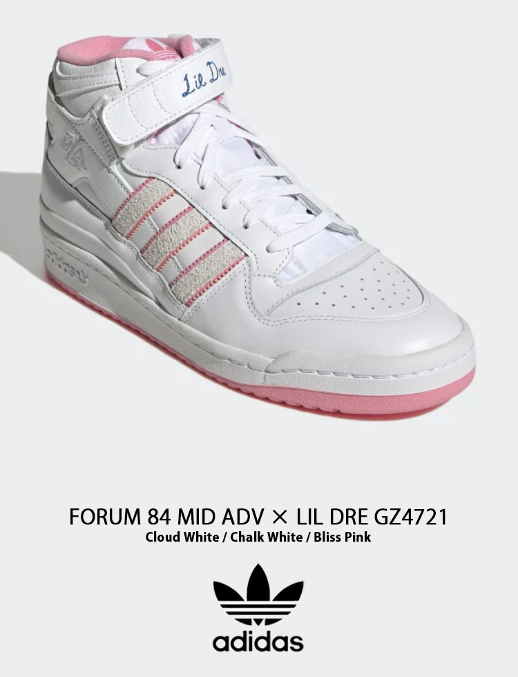 adidas Originals アディダス オリジナルス スニーカー FORUM 84 MID ADV × LIL DRE GZ4721 LIY99  フォーラム 84 ミッド ADV × リル・ドレ White Pink : ad-gz4721 : セレクトショップ a-clo - 通販 -  Yahoo!ショッピング