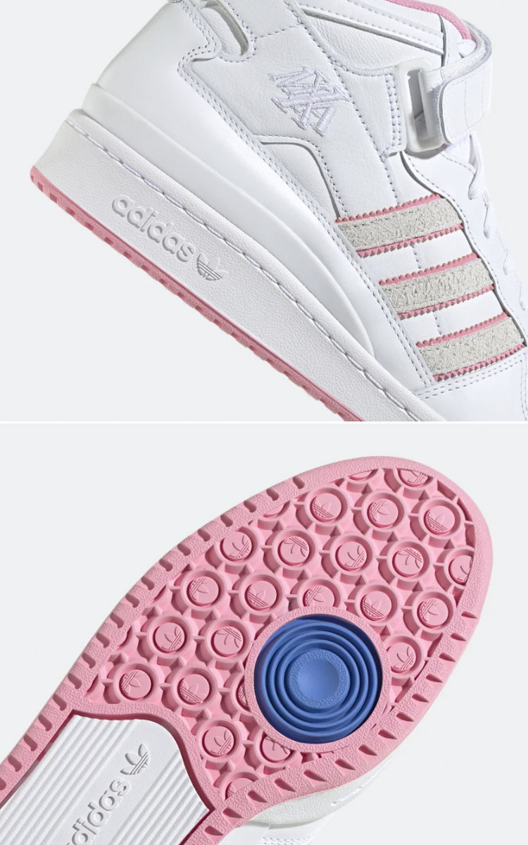 adidas Originals アディダス オリジナルス スニーカー FORUM 84 MID ADV × LIL DRE GZ4721 LIY99  フォーラム 84 ミッド ADV × リル・ドレ White Pink