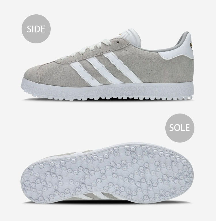 【ADIDAS】GAZELLE SPIKELESS ★IH2270★グレー 男女兼用 adidas Originals Gazelle Spikeless Golf Shoes - Grey Two