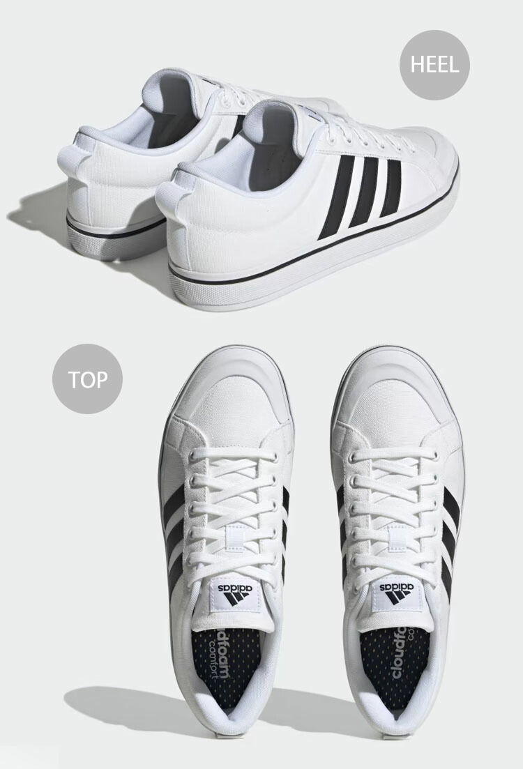 関税込◆ADIDAS HP6022 BRAVADA 2.0 レディース 白スニーカー 関税込◇ADIDAS HP6022 BRAVADA 2.0 レディース 白スニーカー