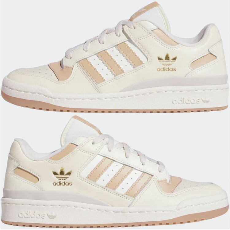 adidas Originals アディダス オリジナルス スニーカー FORUM LOW HQ1492 フォーラム ロー White Beige  Cream ホワイト ベージュ クリーム メンズ レディース