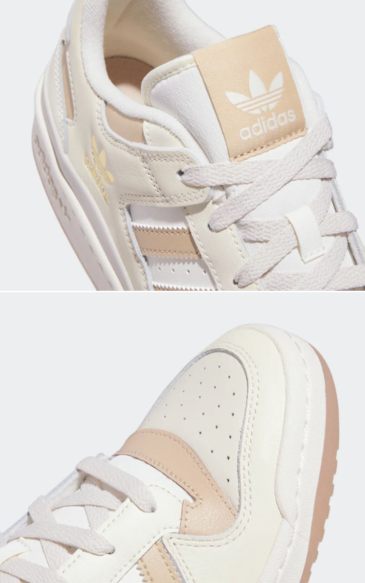 adidas Originals アディダス オリジナルス スニーカー FORUM LOW HQ1492 フォーラム ロー White Beige  Cream ホワイト ベージュ クリーム メンズ レディース