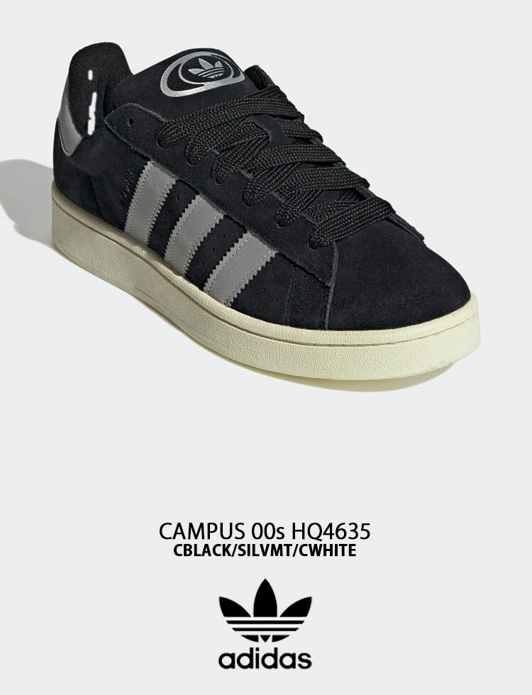 【adidas】CAMPUS 00s アディダス キャンパス スニーカー adidas CAMPUS 00s CORE BLACK/FOOTWEAR WHITE/OFF WHITE