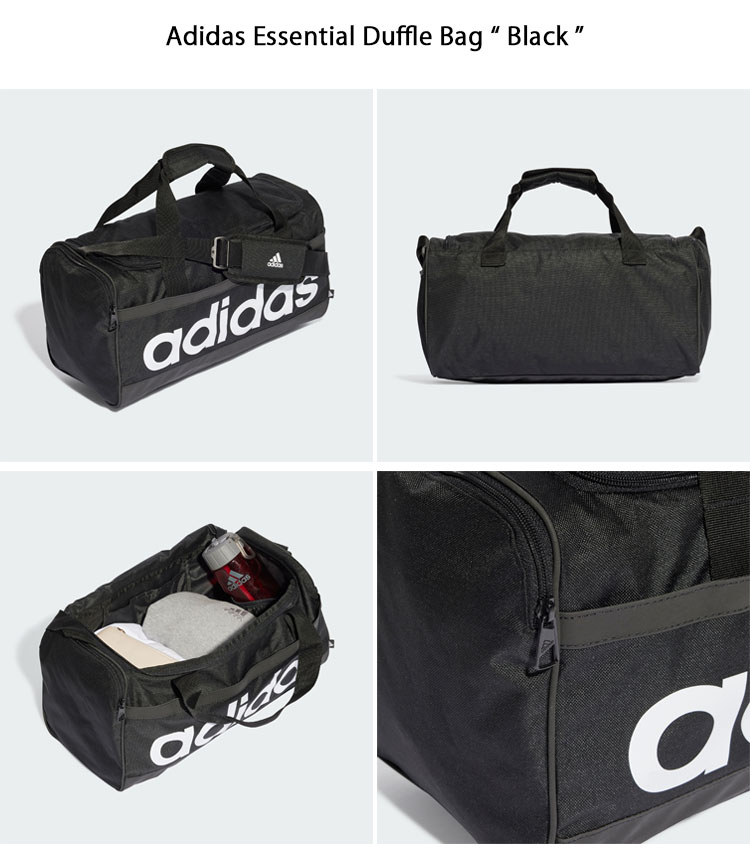adidas（アディダス） バッグ ESSENTIAL DUFFLE BAG BLACK HT4742
