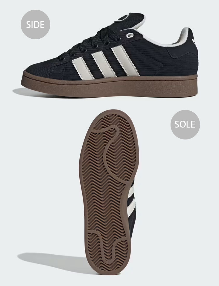 adidas Originals アディダス CAMPUS 00S ID1364 BLACK WHITE