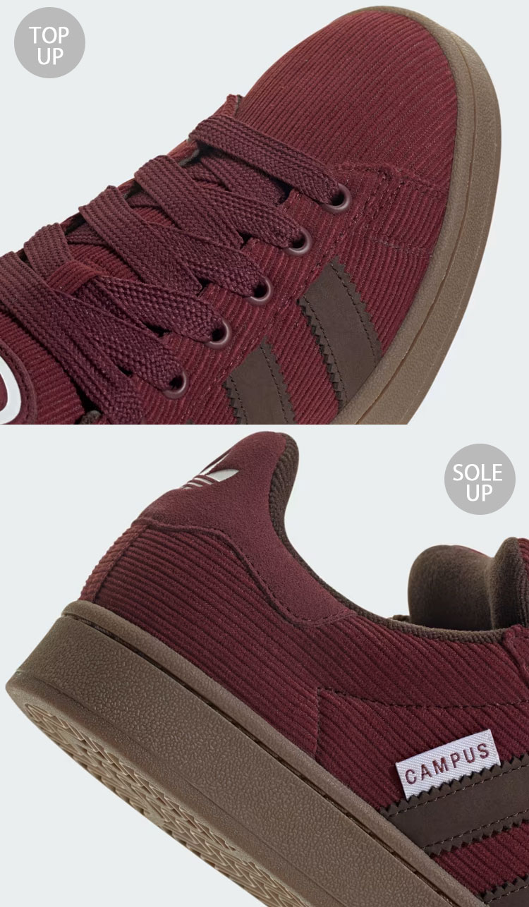 adidas Originals アディダス CAMPUS 00S ID1420 RED BROWN