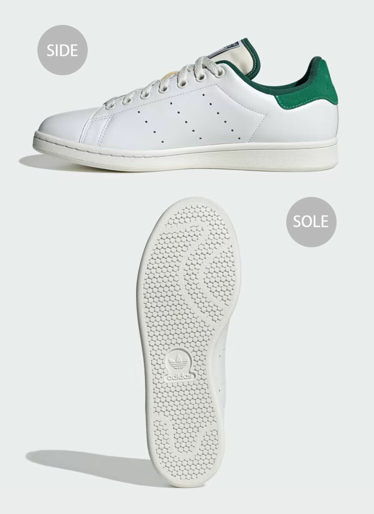 adidas スニーカー ホワイト/グリーン Stan smith 27cm 楽天市場】adidas アディダス スタンスミス スニーカー ホワイト