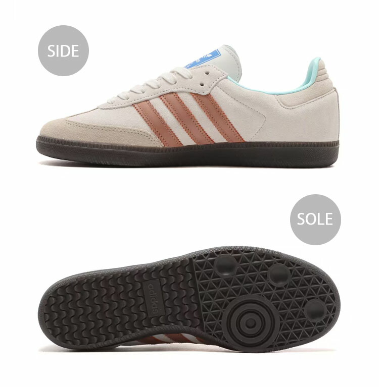 adidas originals アディダス スニーカー SAMBA OG ID2047 サンバ オリジナル WHITE CLAY GUM シューズ  レザーアッパー 本革 ホワイト クレイ ガムラバーソール