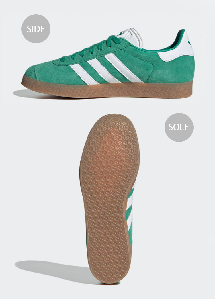 adidas originals アディダス スニーカー GAZELLE ID6106 GREEN WHITE